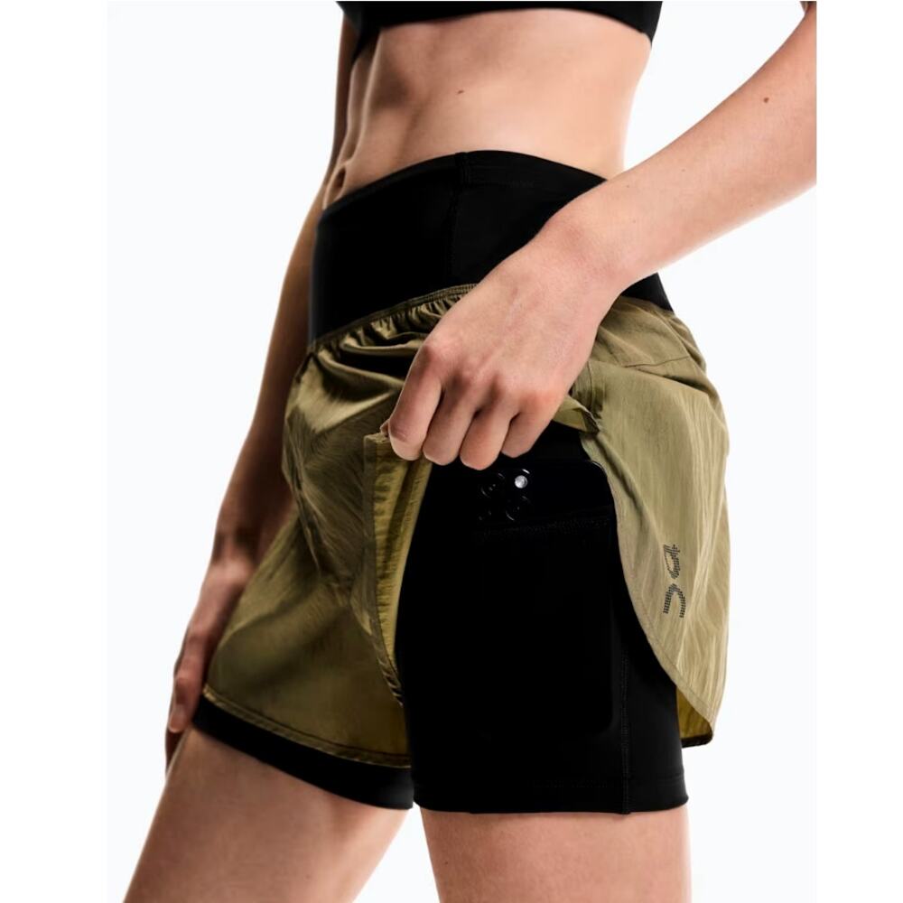 On Performance Volt Shorts Safari Size M